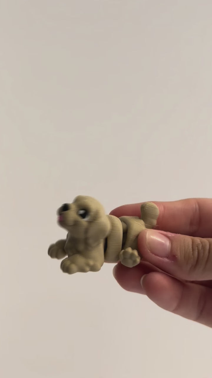 Floppy-Ear Dog Fidget shown moving in a hand.
