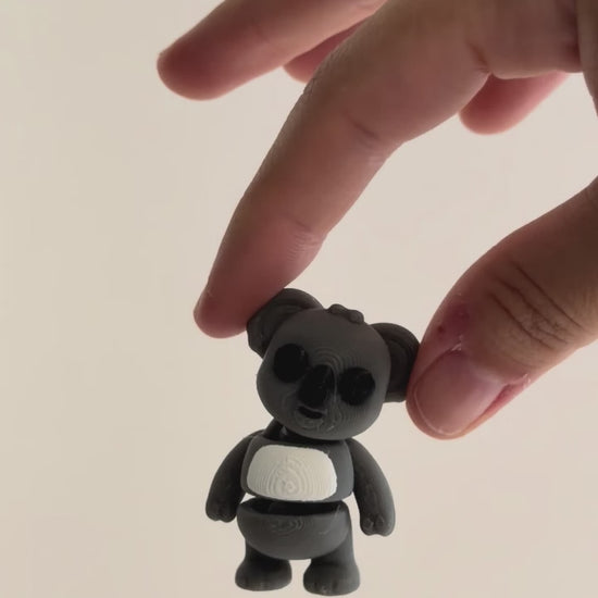 Kirk (Koala) shown moving in a hand.