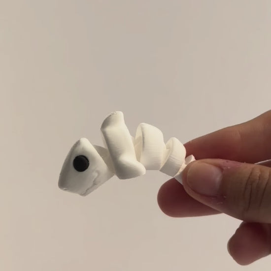 Sally (Shark) shown moving in a hand.