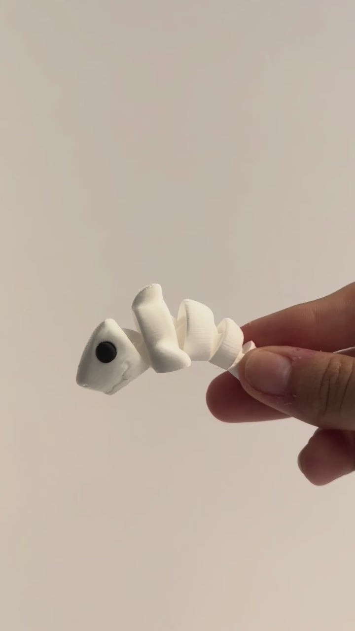Sally (Shark) shown moving in a hand.