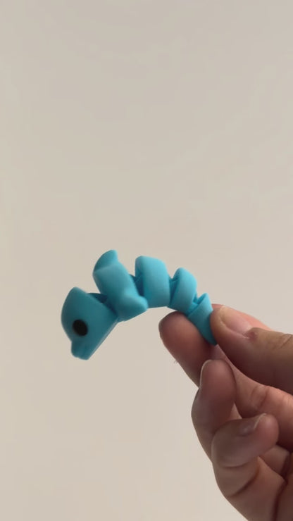 Dennis (Dolphin) shown moving in a hand.