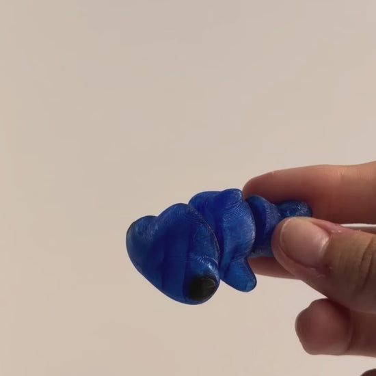 Seal Fidget shown moving in a hand.