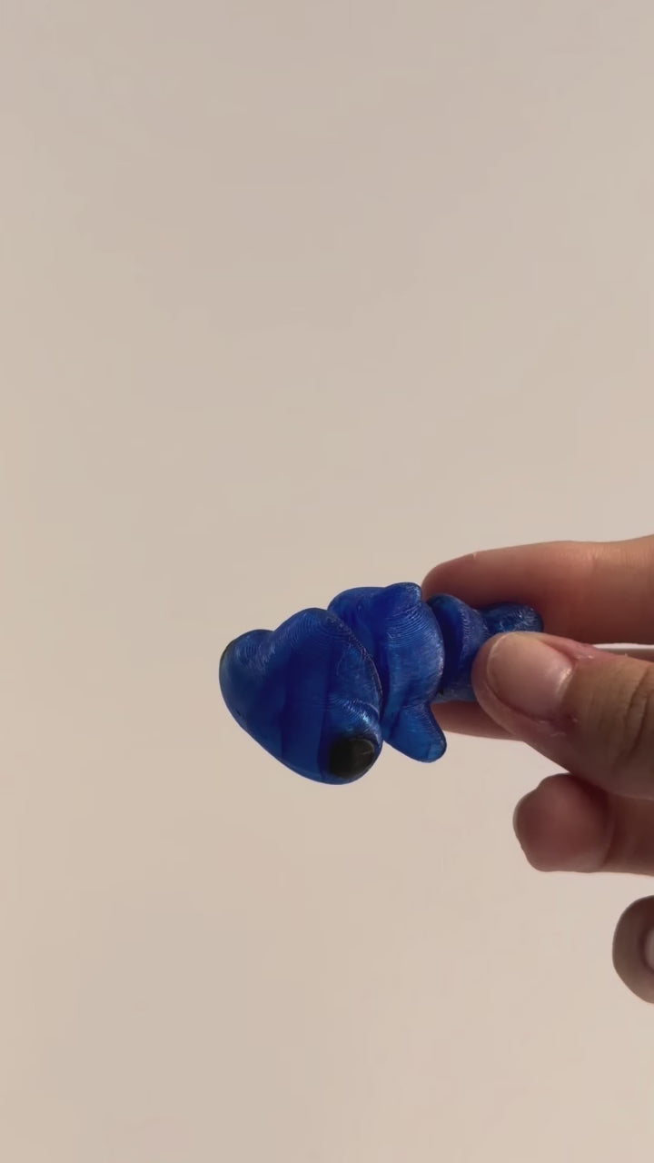 Seal Fidget shown moving in a hand.