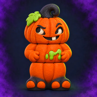 Pip Halloween pumpkin fidget concept render