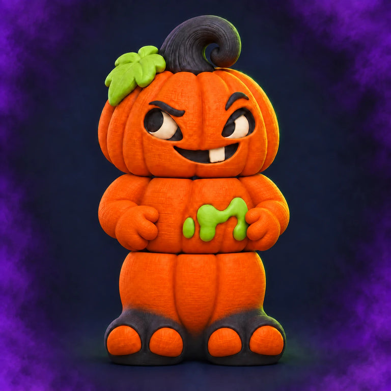 Concept preview of Pip the Halloween pumpkin